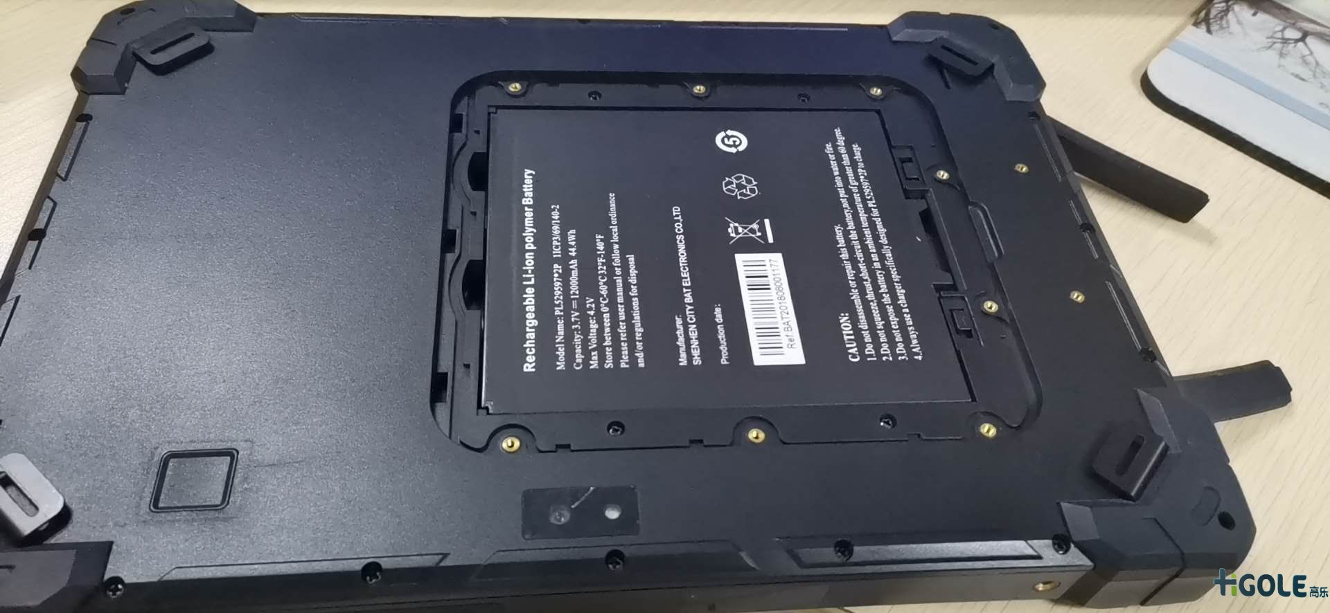 三防平板電腦電池設(shè)計